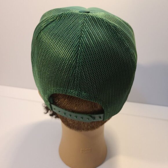 Vintage 90s Trucker Hat Church Sixtieth Anniversary Patch Mesh Adjustable Hat - Picture 4 of 7